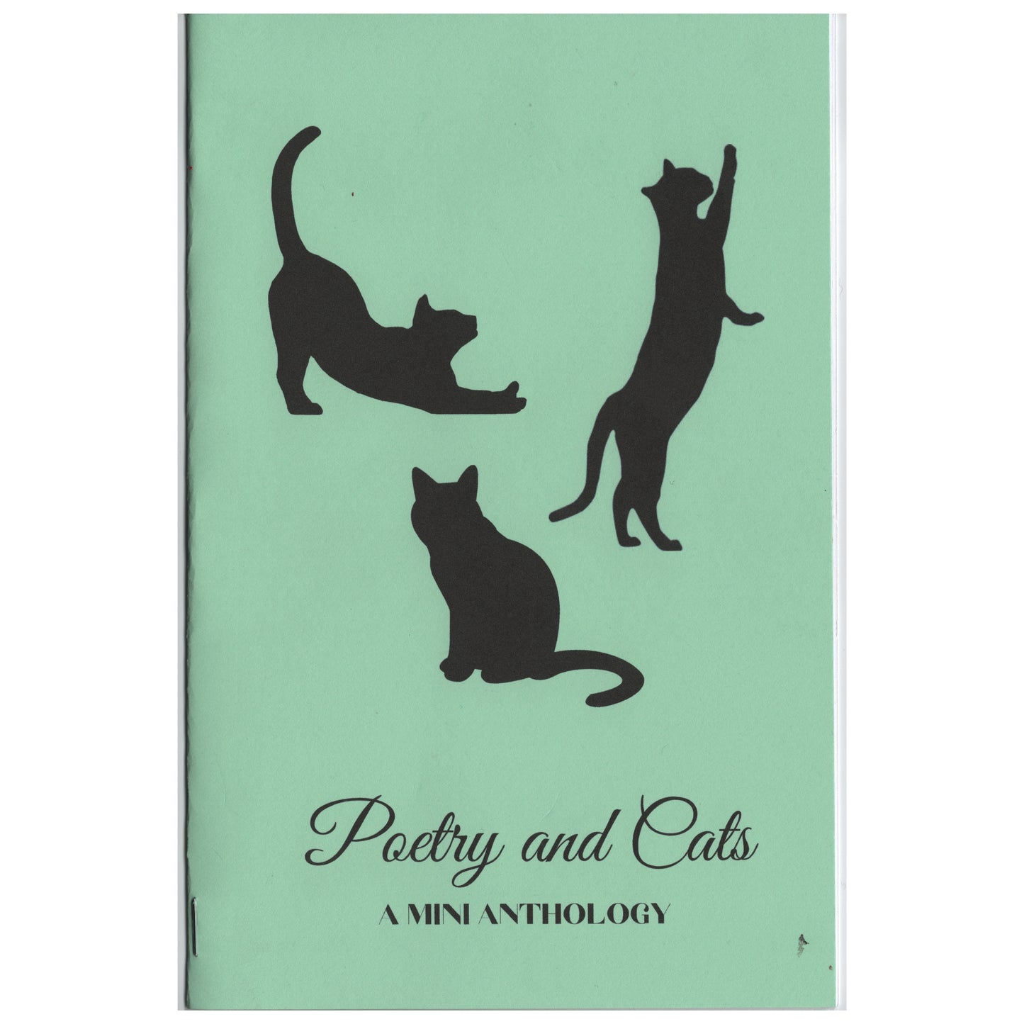 GREEN COVER | Poetry & Cats | A Mini Anthology | Zine